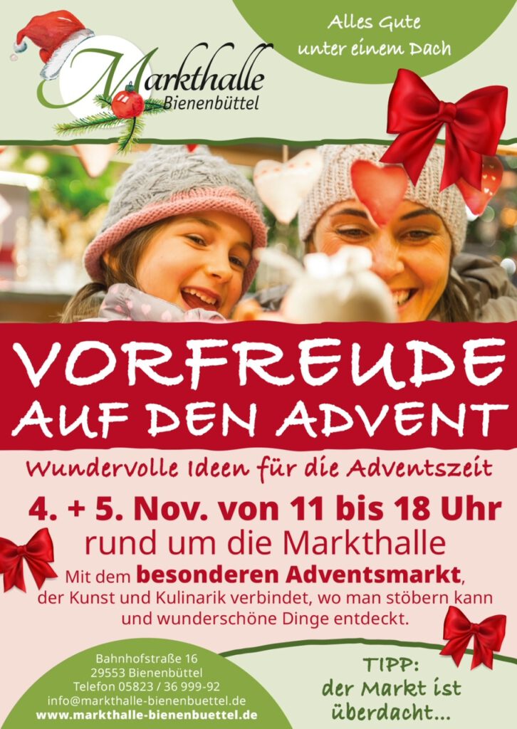 Adventsmarkt in der Markthalle Bienenbuettel